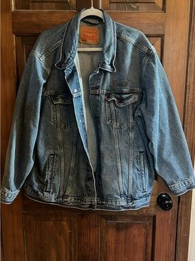 Levi's Light Blue Denim Jacket with Button Front